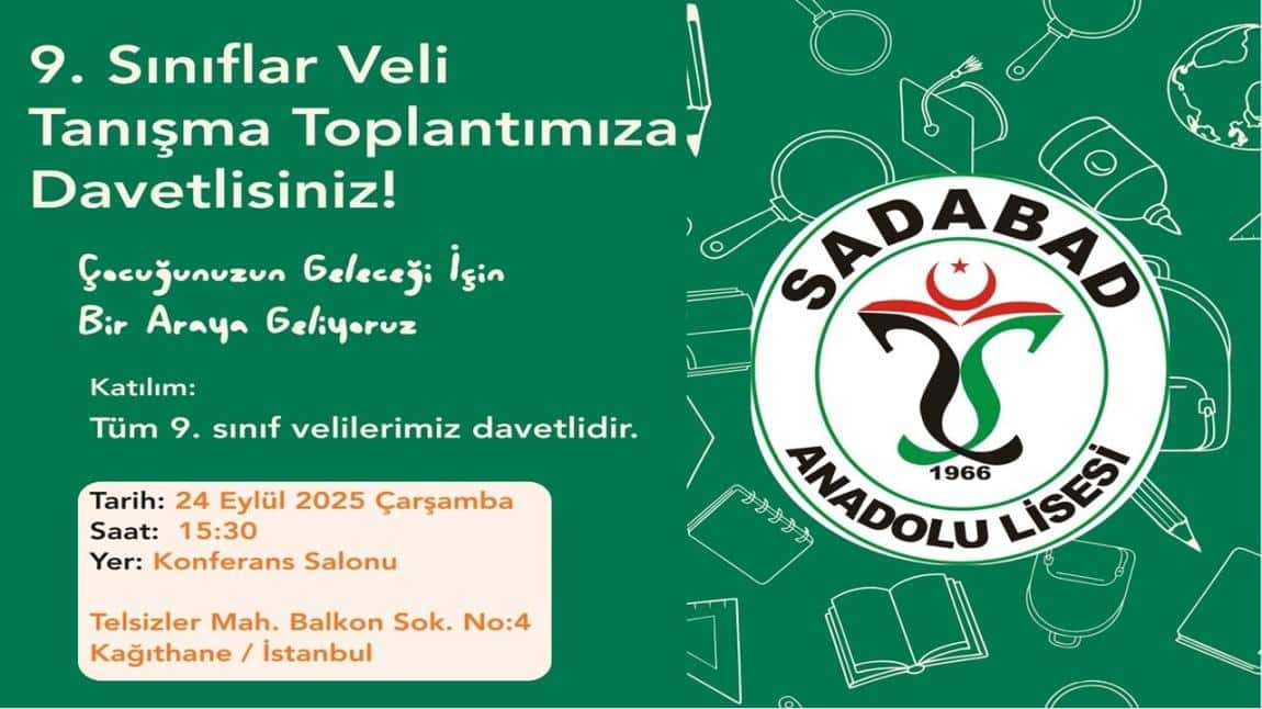 9. Sınıflar Tanışma Toplantısı